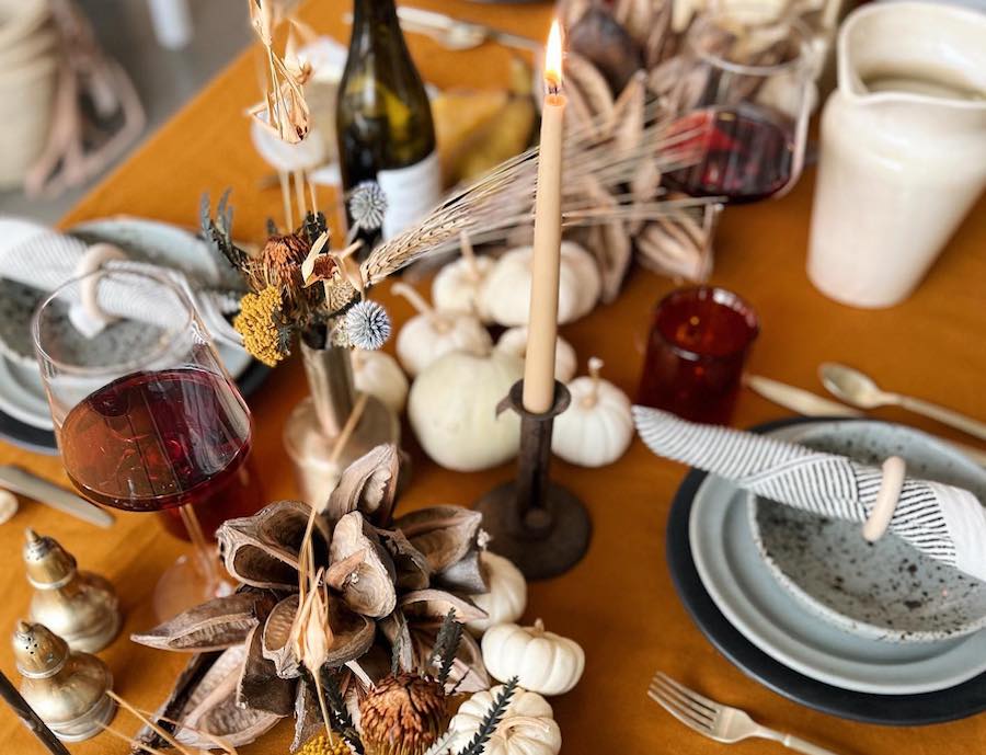 Autumn tablescape by Storia Home