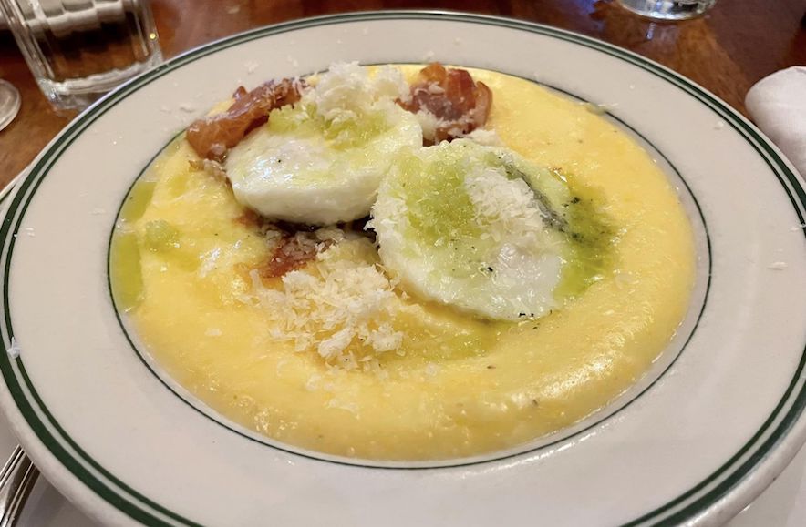 Polenta dish at Willow Wood Market Cafe