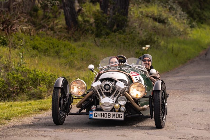 Vintage race car in the Napa Valley 750 rally - Photo by Everett Lederer