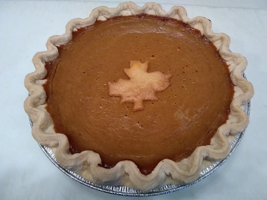 Pumpkin pie from Basque Boulangerie Cafe on Sonoma Plaza 