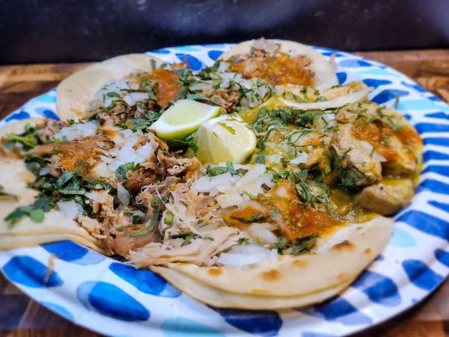 Tacos from Taqueria California—Photo by Heather Irwin