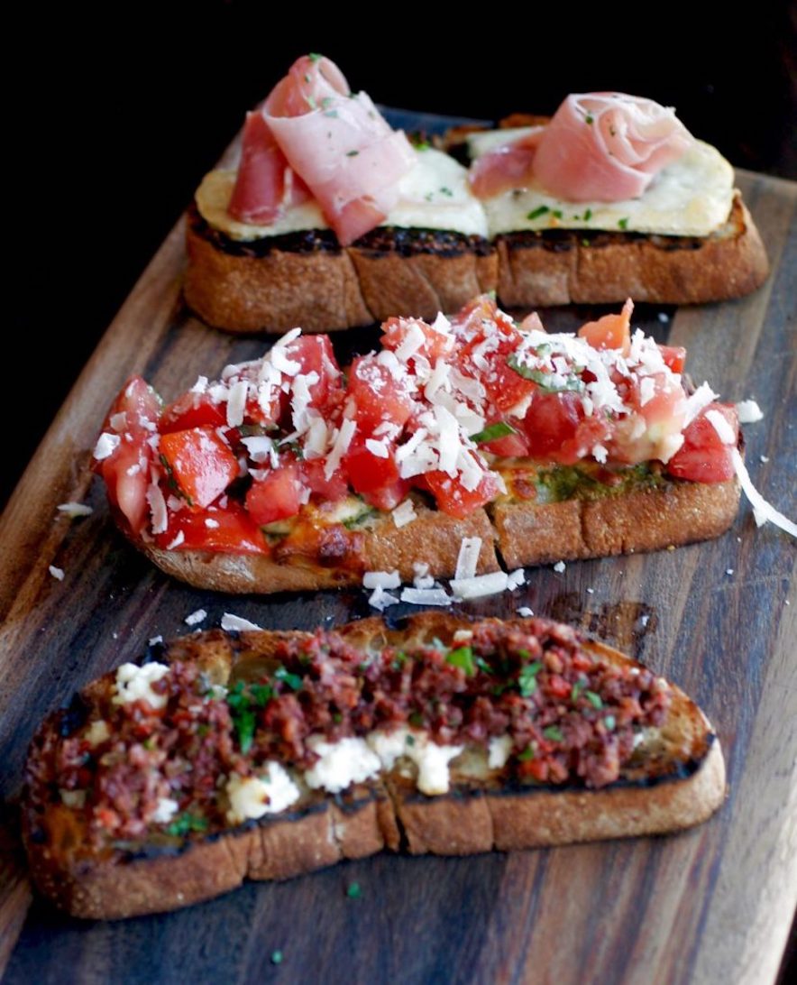 The Bruschetta at Sugo Trattoria in Petaluma—Photo by Jeff Kan Lee