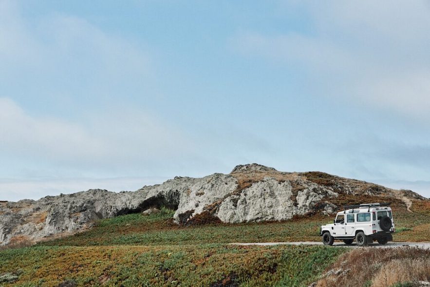 Land Rover Defender 110 used by Bohemian Highway Travel Co. 