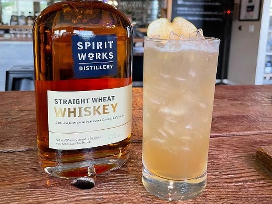 "Autumn Flame" cocktail by Spirit Works Distillery