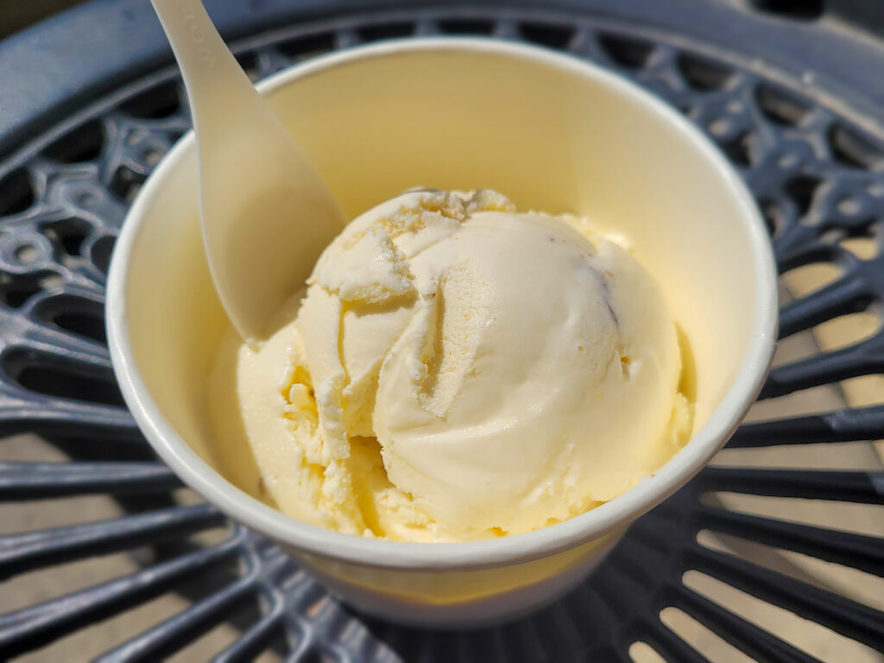 Caramel Crack Ice Cream from Angela's Ice Cream—Photo by Heather Irwin/Sonoma Magazine