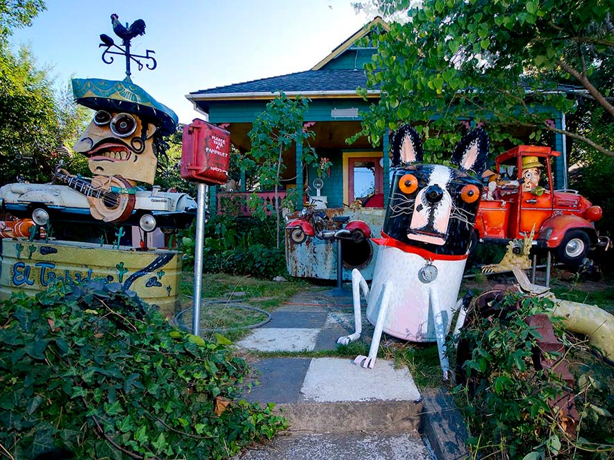 sculpture by Patrick Amiot in Sonoma County