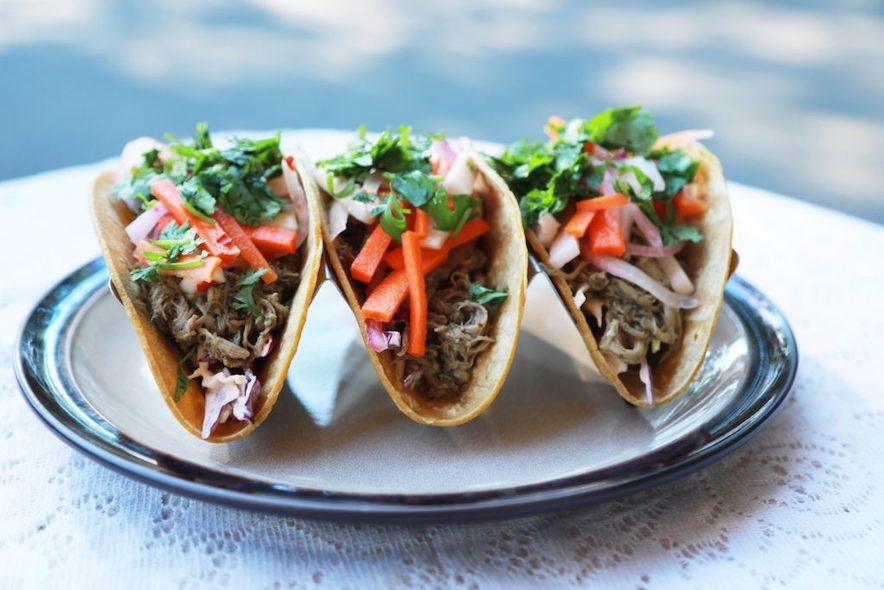 Bahn mi tacos from Lila's Streetside Eats 