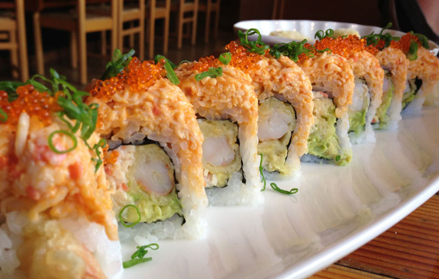 Rolls are a specialty at Haku Sushi in Santa Rosa