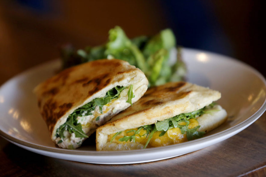 Tuna Melt Piadina at Della Fattoria in Petaluma—Photo by Beth Schlanker