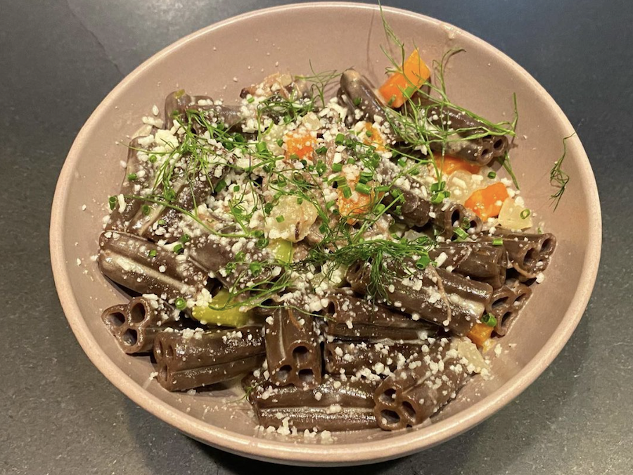 Trifoglio pasta at Chalkboard Restaurant in Healdsburg