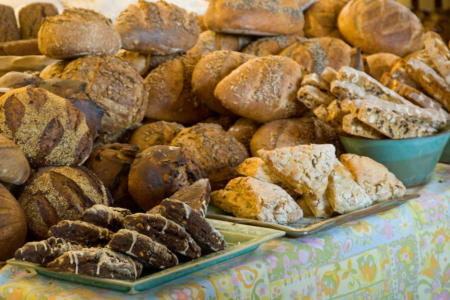 Baked goodies from Wild Flour Bread in Freestone