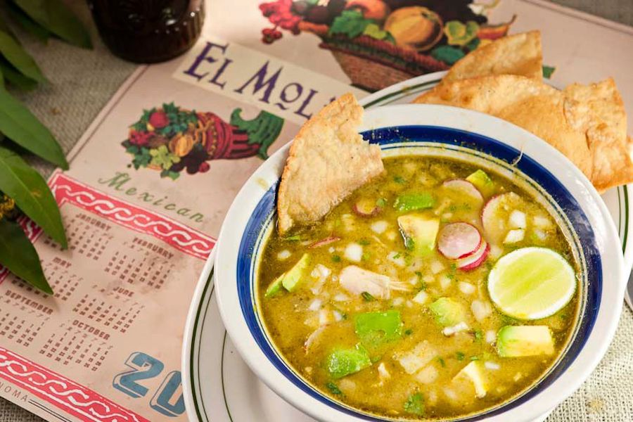 Pozole at El Molino Central in Sonoma 