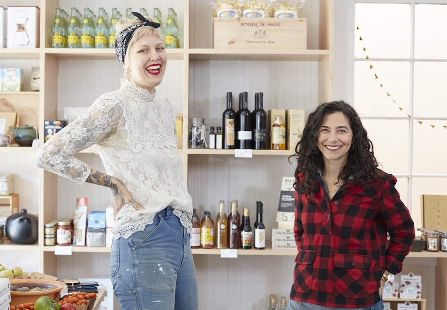 Gwen Gunheim (left) and Sallie Miller of Miracle Plum 