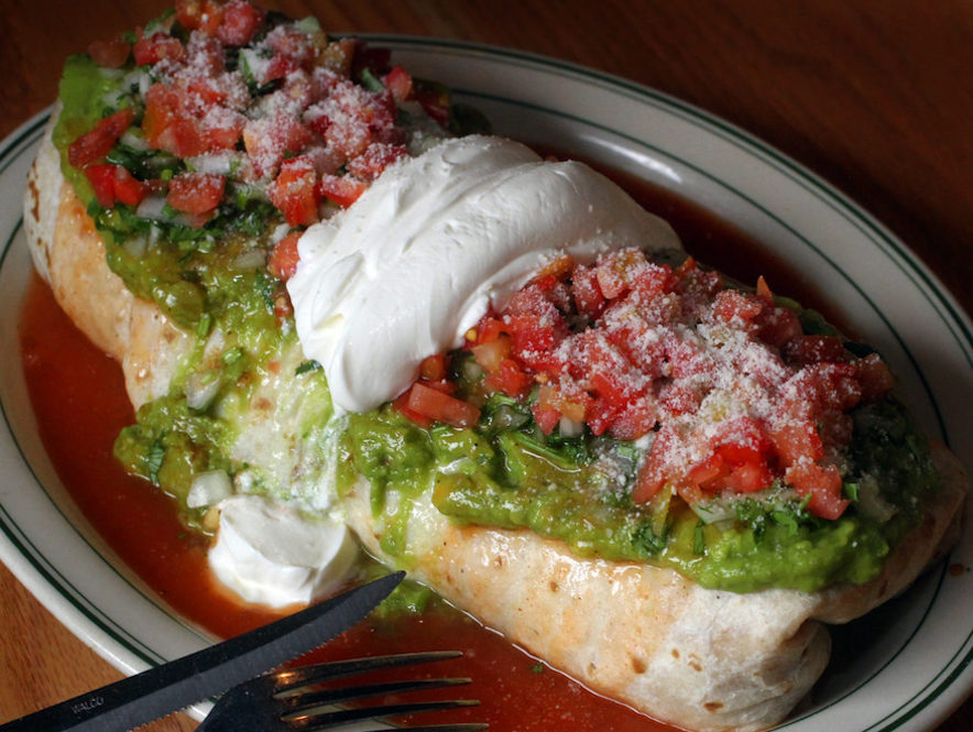 The Gordo Macho Burrito at Taqueria Mi Pueblo in Petaluma—Photo by Jeff Kan Lee