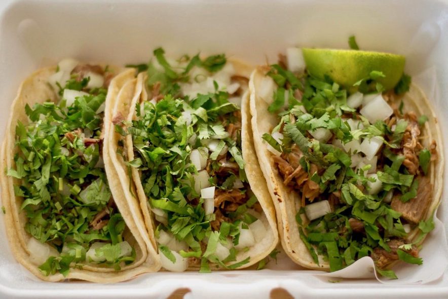 Tacos from La Casa Restaurant in Sonoma 