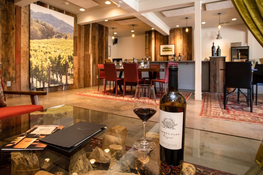 Laurel Glen Vineyard's tasting room in Glen Ellen 