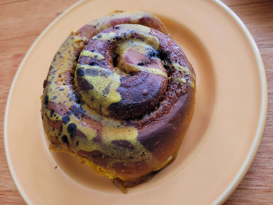 Golden Mylk Chai Roll from Magdelena’s Savories & Sweets—Photo by Heather Irwin/Sonoma Magazine