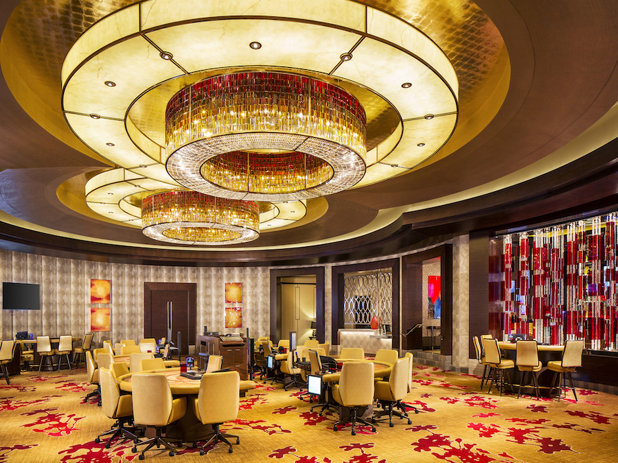 Graton Casino baccarat and poker tables 