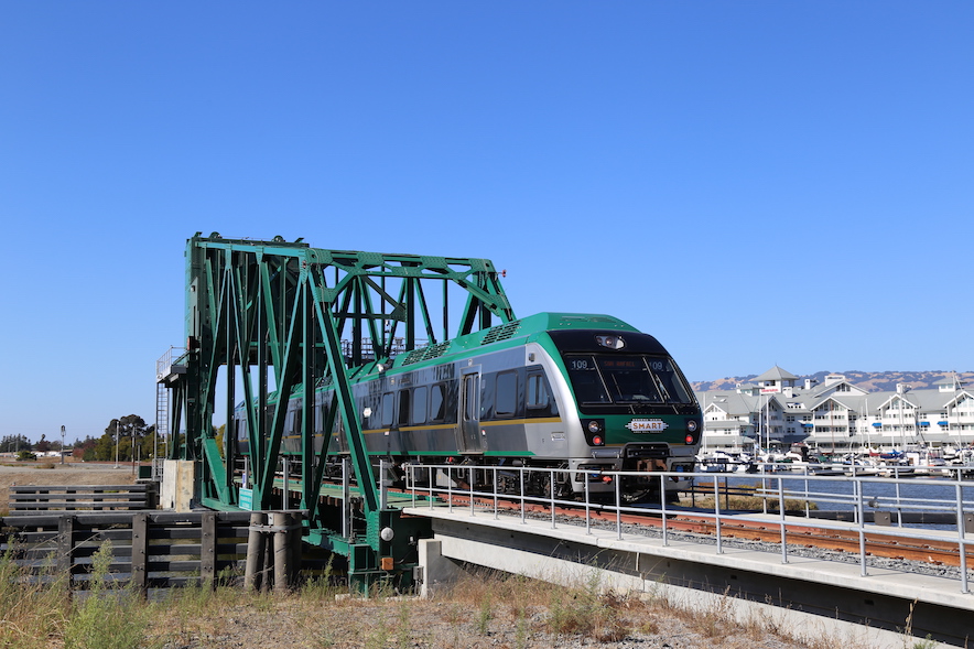 The SMART train has six stations in Sonoma County, and several beyond