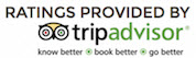 ratings provided by tripadvisor