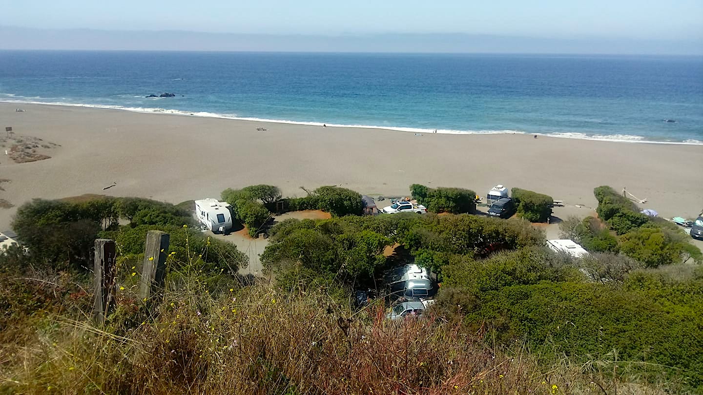 Campsite number 3 at Wright's Beach Campground