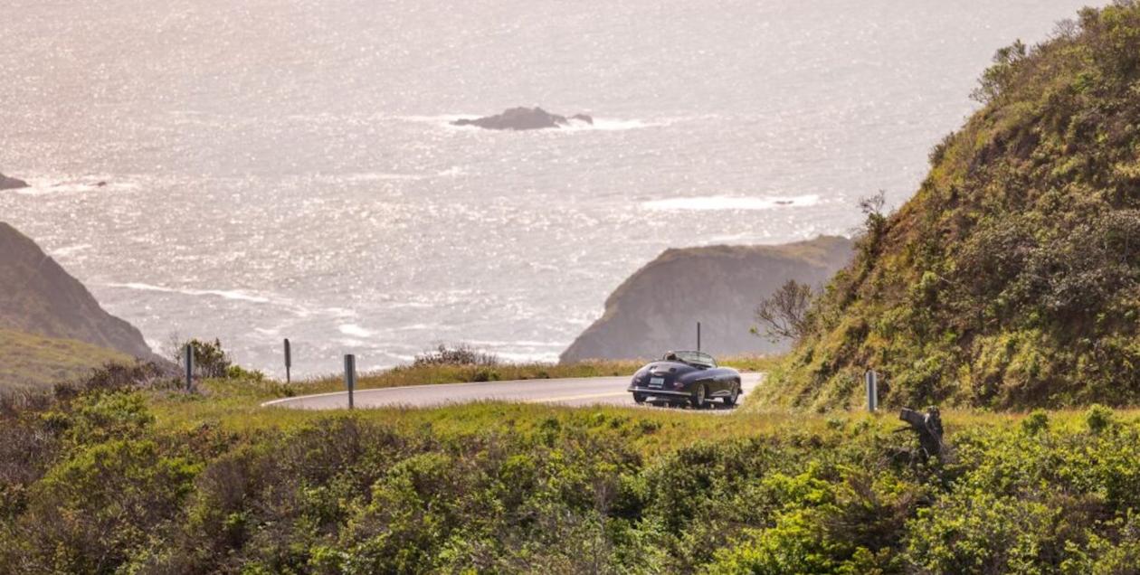 Tool through Sonoma County in a vintage car — Photo by Everett Lederer