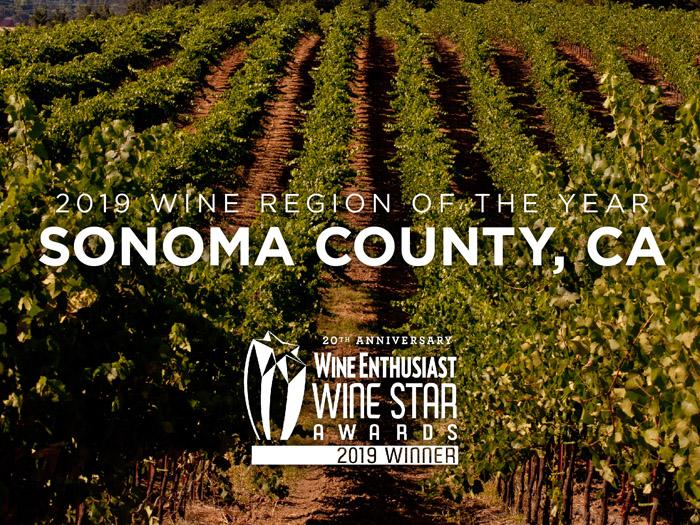 Wine Enthusiast Award Sonoma