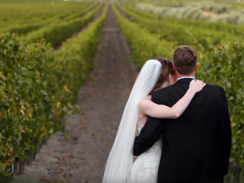 Couple in Vineyard