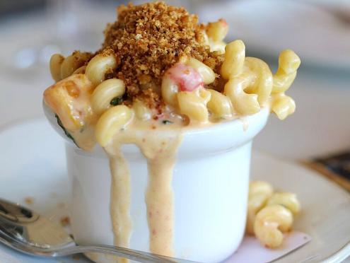 Lobster mac and cheese at Willi's Wine Bar in Santa Rosa — Photo by Heather Irwin